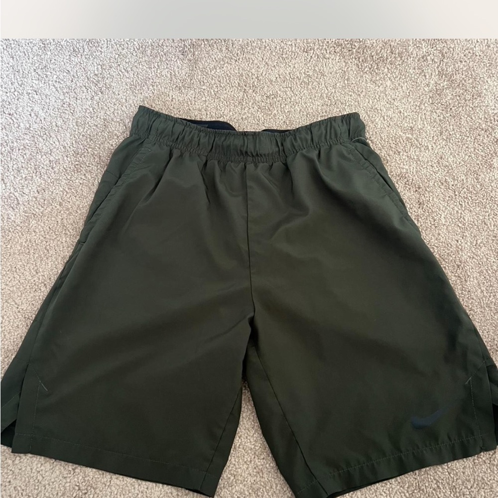Nike Men's Dark Green Athletic Shorts